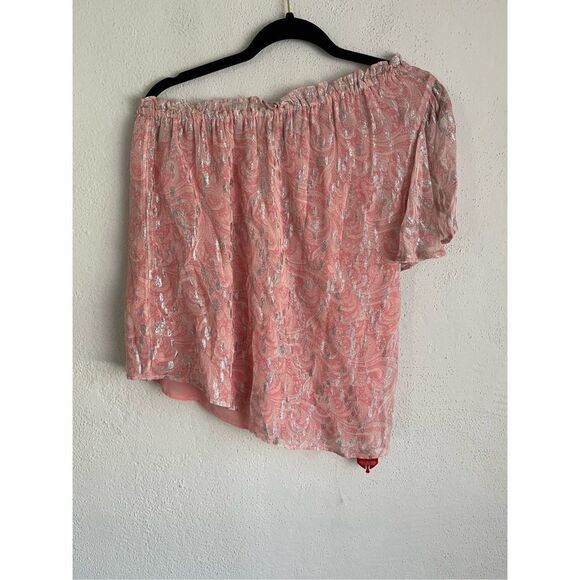 Ramy Brook Women's Printed Eleanor Flirt Combo Blouse, Size Small - Picture 5 of 11